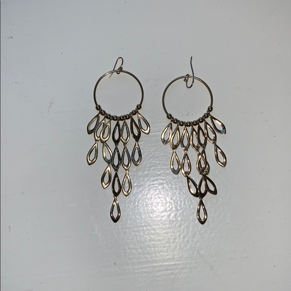 Silver Stella & Dot earrings